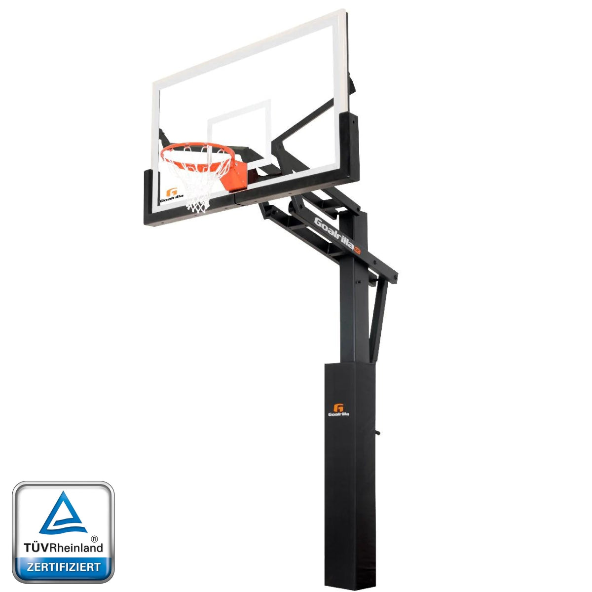 Goalrilla DC72EI Professioneller Basketballpfosten (Inground) - Höhenverstellbar