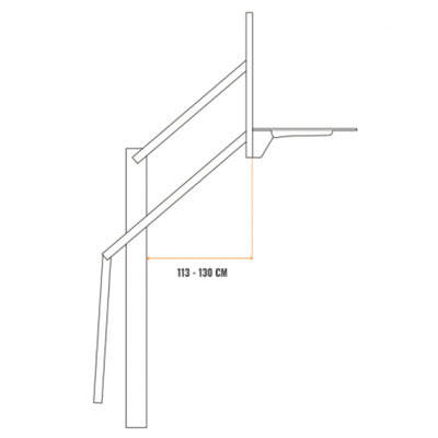 Goalrilla DC72EI Professioneller Basketballpfosten (Inground) - Höhenverstellbar