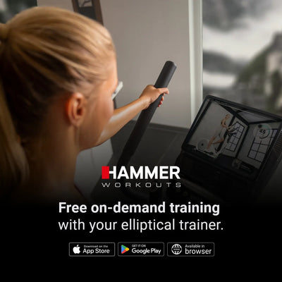 Hammer Fly RX Crosstrainer – Mit Touchscreen-Konsole