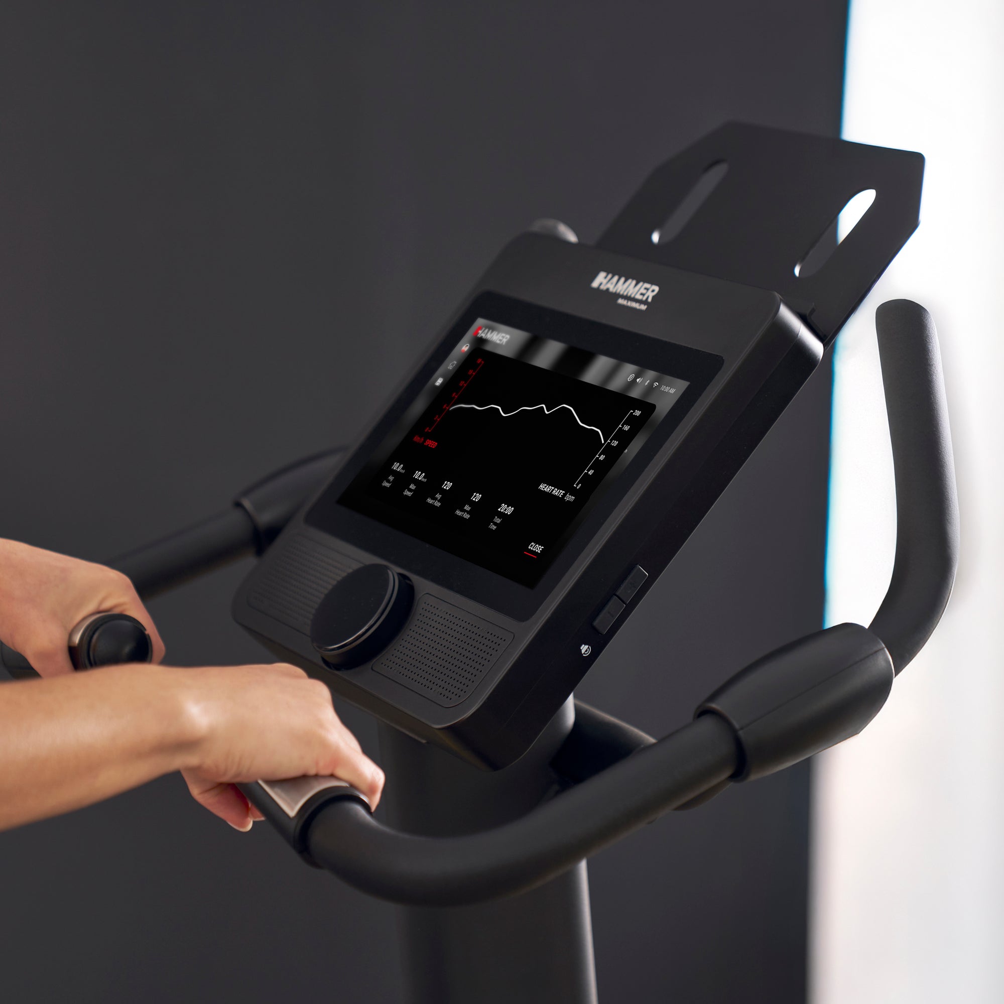 Hammer Maximum UB8000 Profi-Heimtrainer mit 10,1"-Touchscreen-Display