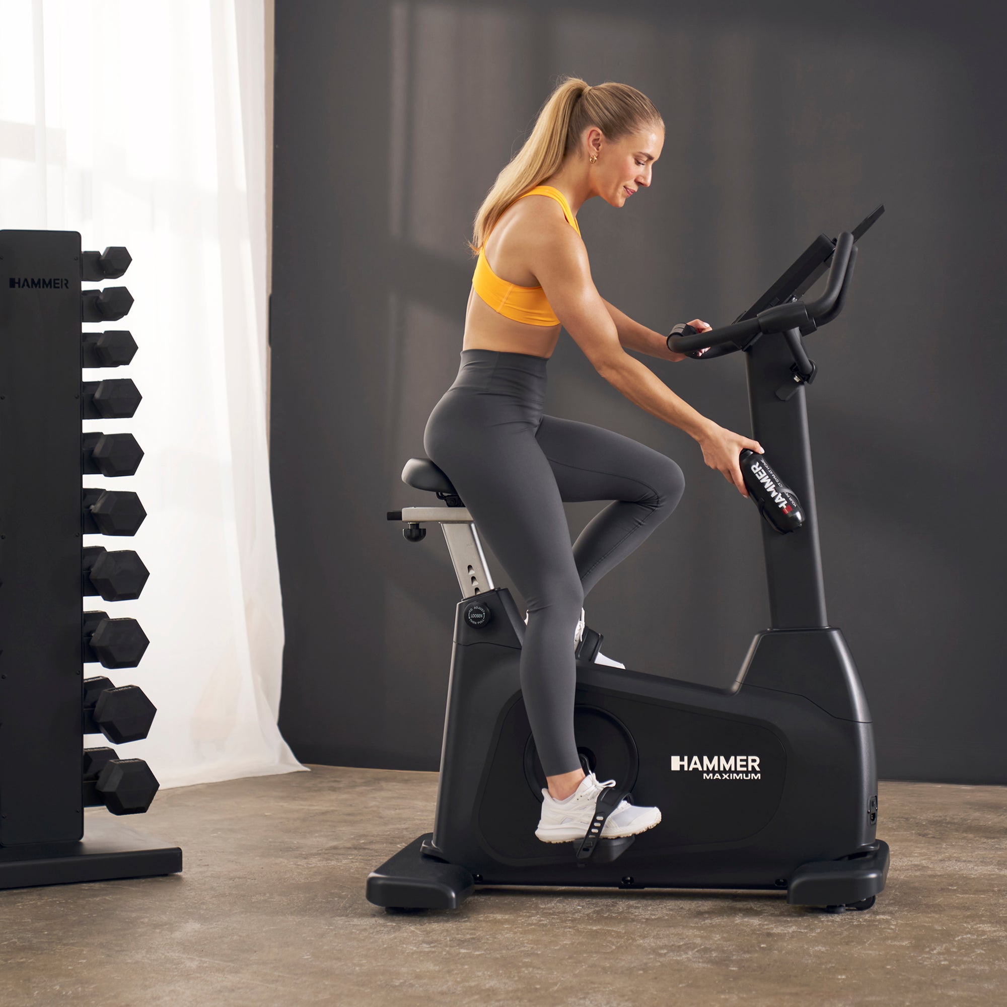 Hammer Maximum UB8000 Profi-Heimtrainer mit 10,1"-Touchscreen-Display