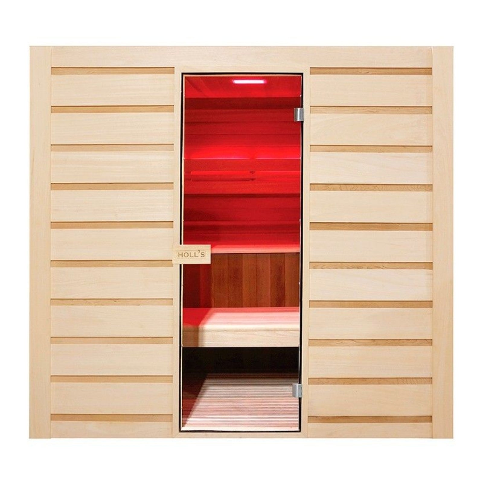 Energiesparende finnische Dampfsauna für 6 Personen – Holl’s Eccolo (4,5 kW)