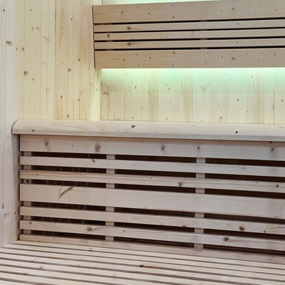 Luxuriöse finnische Dampfsauna für 4 Personen – Holl’s Utopia 4 (6 kW)