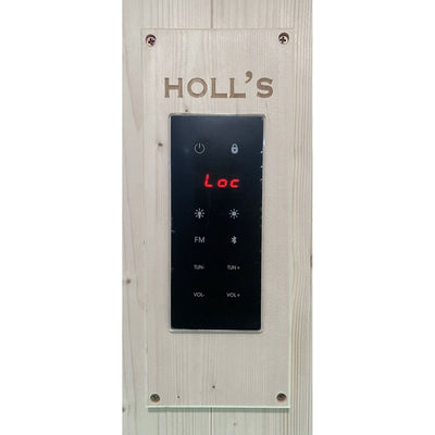 Luxuriöse finnische Dampfsauna für 4 Personen – Holl’s Utopia 4 (6 kW)