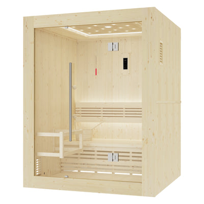 Luxuriöse finnische Dampfsauna für 3 Personen - Holl's Utopia 3 (4,5 kW)