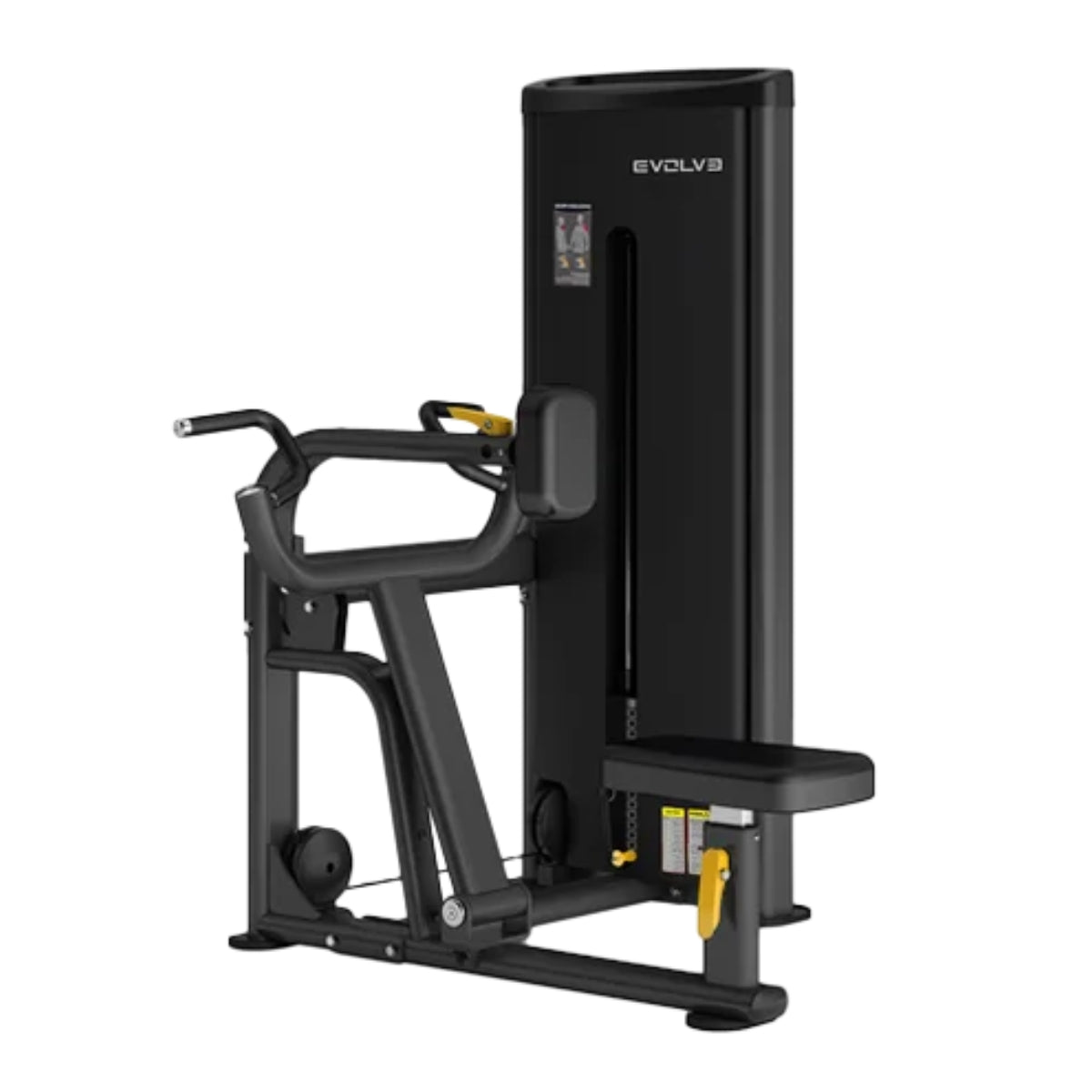 Rudermaschine mit niedrigem Schwerpunkt – Evolve Fitness Econ Serie EC-005 mit Gewichtsauswahl