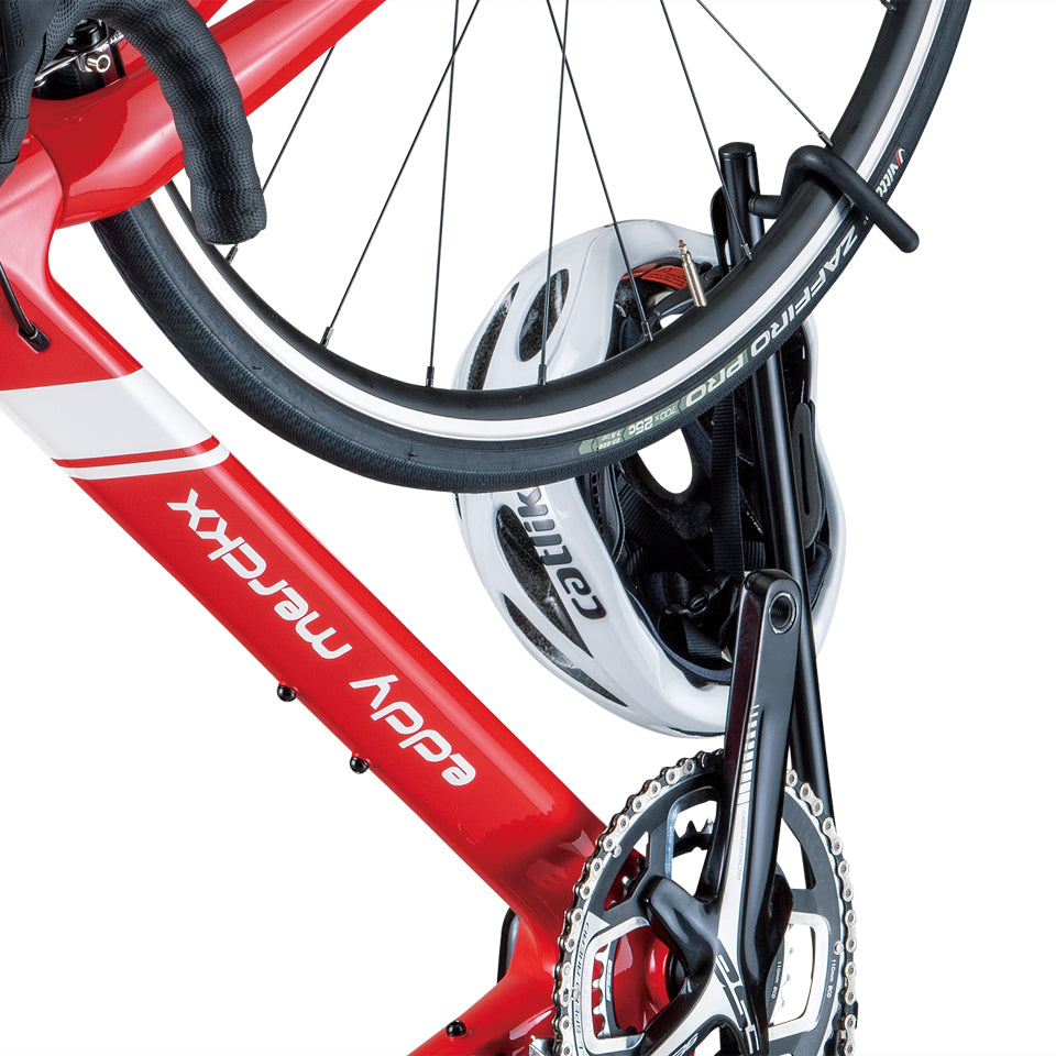 Minoura DS-2200 Präsentationsständer für (Sport-)Fahrräder und Helme – vertikale und horizontale Lagerung