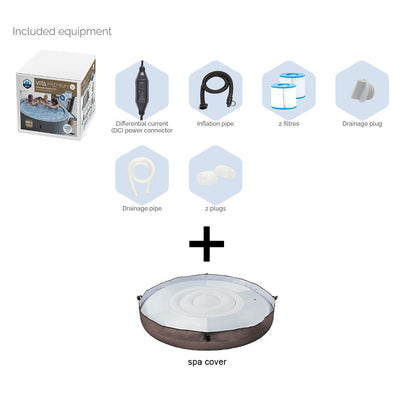 NetSpa Vita Premium Aufputz-Spa mit Möbelset für 5/6 Personen