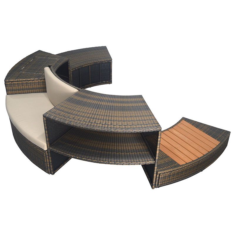 NetSpa Vita Aufputz-Spa mit Möbelset für 4 Personen