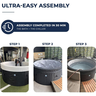 NetSpa Ice Vita Eisbad + Spa für 4 Personen - multifunktional - 3 kW