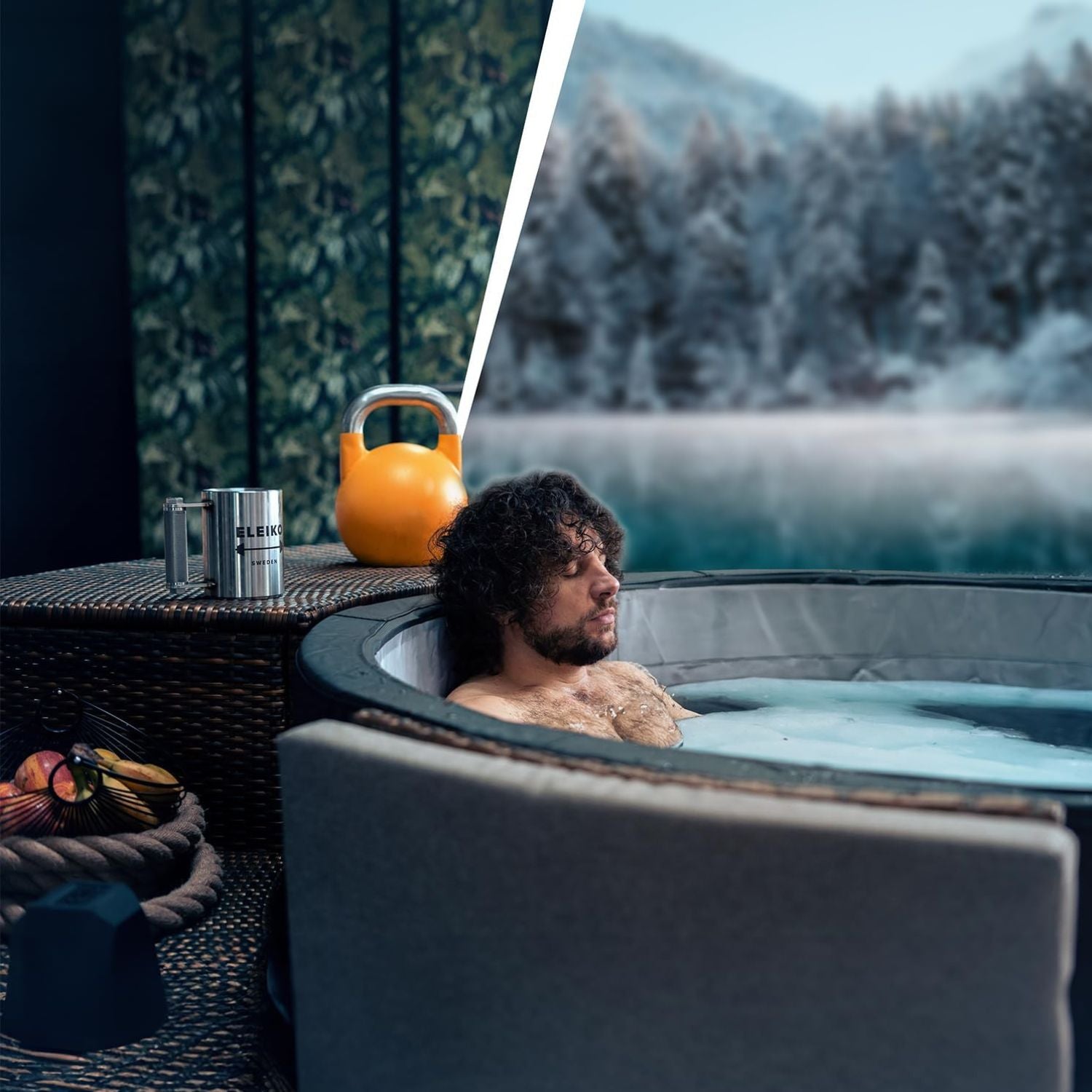 NetSpa Ice Vita Eisbad + Spa für 4 Personen - multifunktional - 3 kW