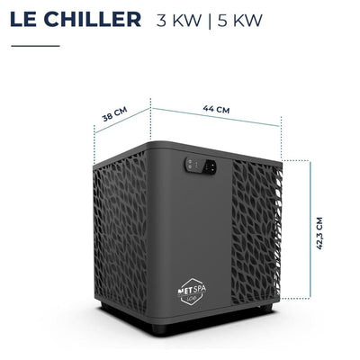 NetSpa Ice Vita Eisbad + Spa für 4 Personen mit Möbelset - multifunktional - 3kW