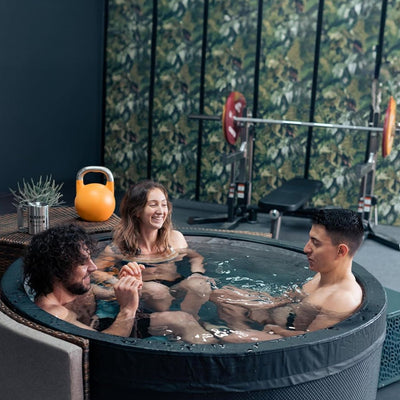 NetSpa Ice Vita Eisbad + Spa für 4 Personen mit Möbelset - multifunktional - 3kW