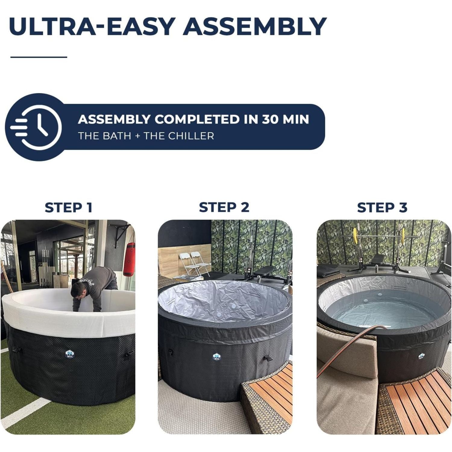 NetSpa Ice Vita Eisbad + Spa für 4 Personen - multifunktional - 5 kW