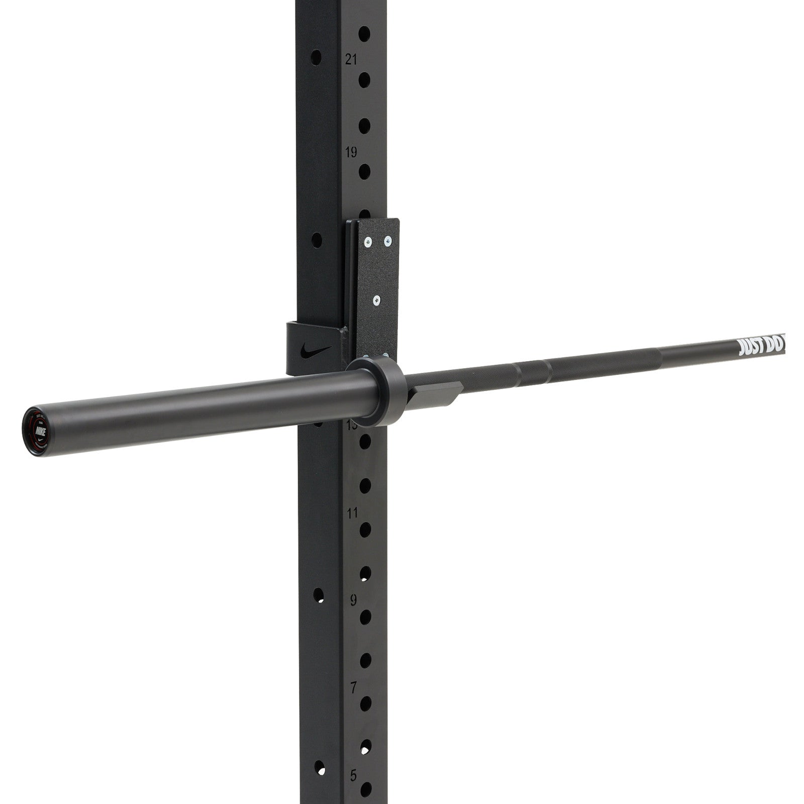 Nike Strength Coated Premium Langhantel 20 kg "Just Do It" - Schwarz - Cerakote-Beschichtung