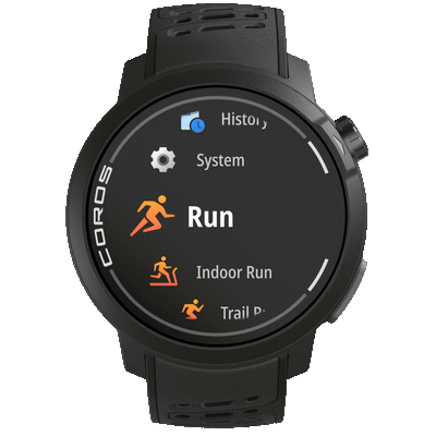 Coros PACE Pro Black (AMOLED) - GPS Sport- und Abenteueruhr / Multisportuhr