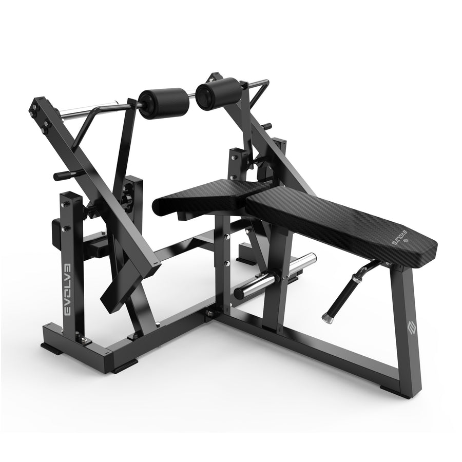 Beinbeugemaschine im Liegen - Evolve Fitness Prime Series PL-PR-018 mit Gewichtsscheiben