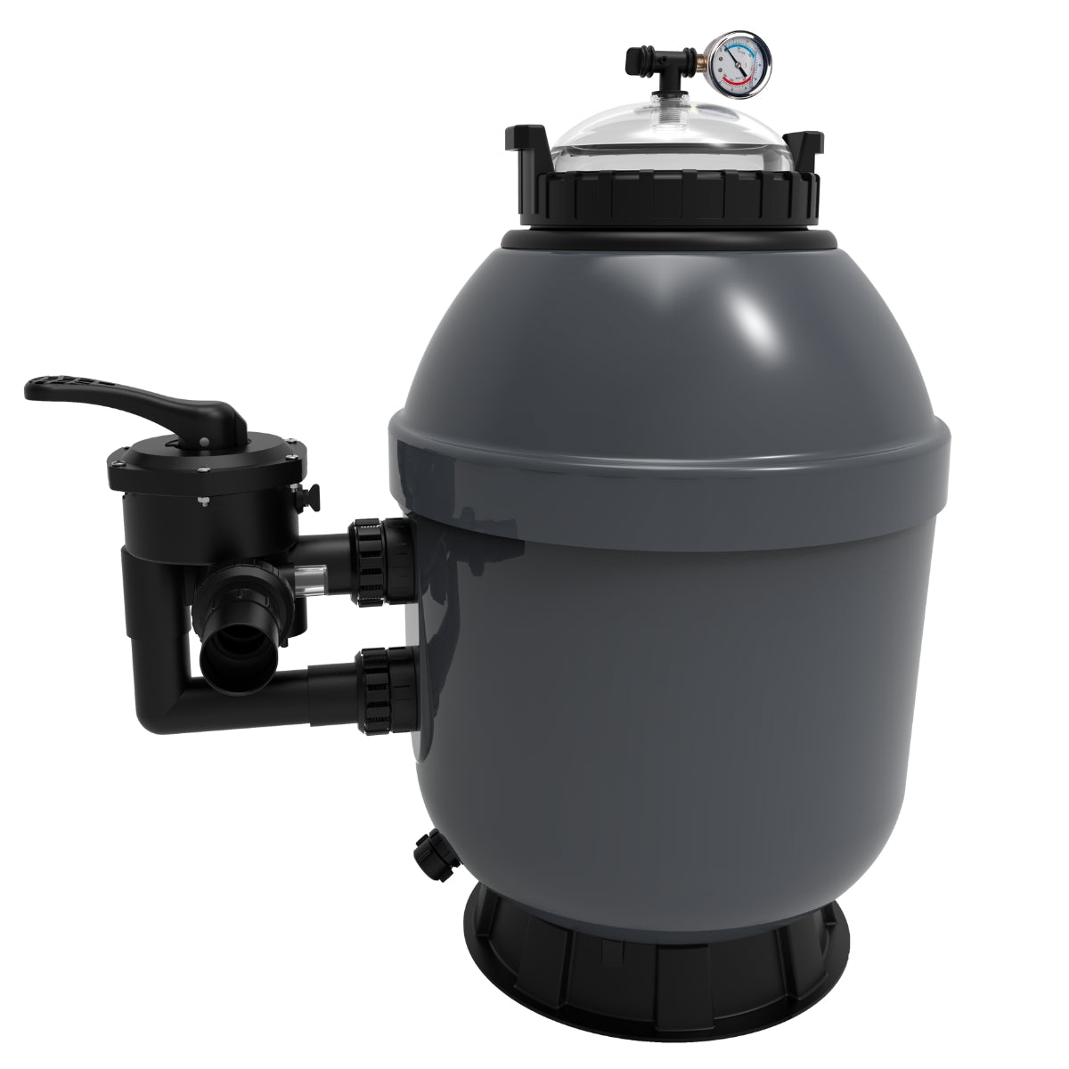 Poolex Rock Side Gelcoat - Sandfilter für Schwimmbad (Seitenmontage)