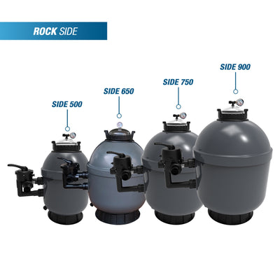 Poolex Rock Side Gelcoat - Sandfilter für Schwimmbad (Seitenmontage)