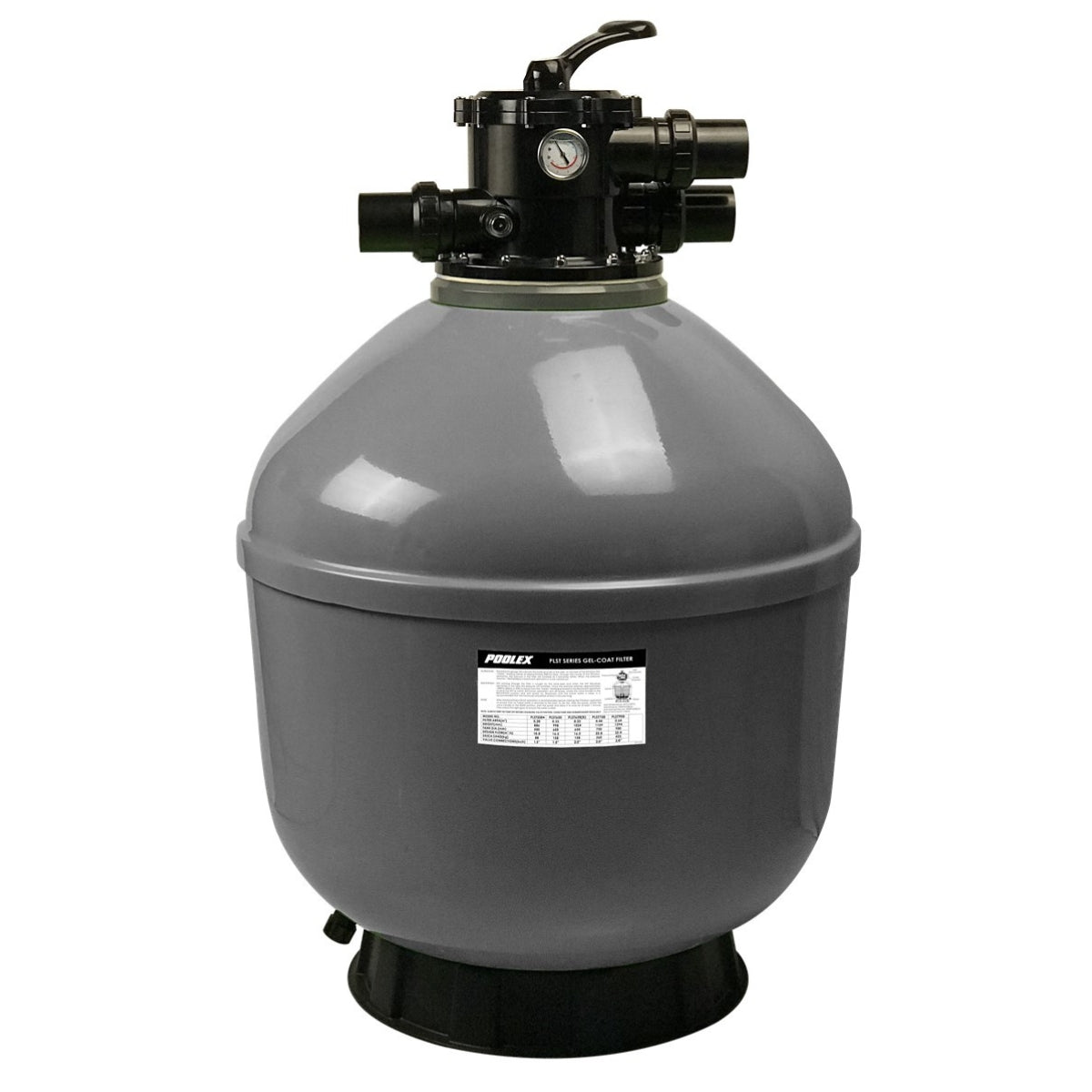 Poolex Rock Top Gelcoat – Sandfilter für Schwimmbad (Aufsatzmontage)