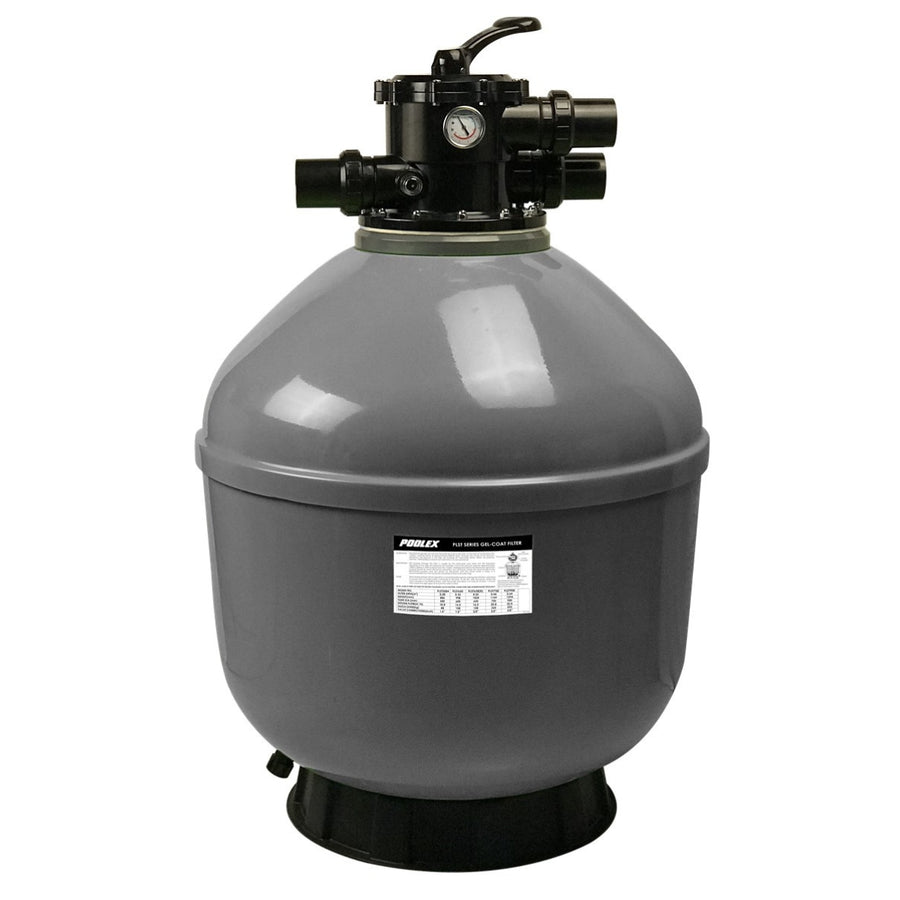 Poolex Rock Top Gelcoat – Sandfilter für Schwimmbad (Aufsatzmontage) 