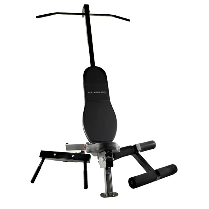 Powerblock Sport Bench Set PBBESP-SET verstellbare Bank mit Kinn-/Dip-/Bauchmuskelaufsätzen