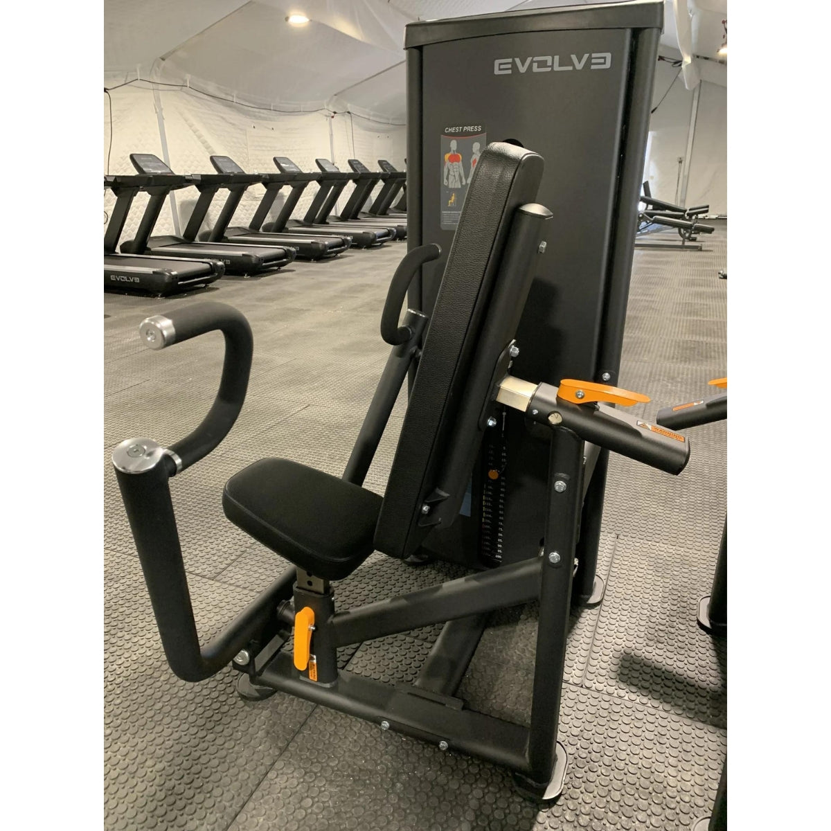 Brustpresse - Evolve Fitness Econ Serie EC-001 mit Gewichtsschienen