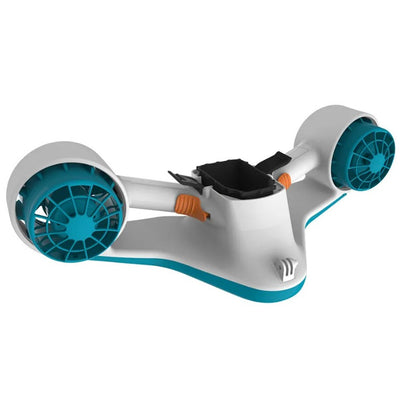 Skiffo Seaside Sea Scooter – Unterwasserscooter inkl. 1 Akku (5000 mAh), Schnorchelmaske &amp; wasserdichter Tasche