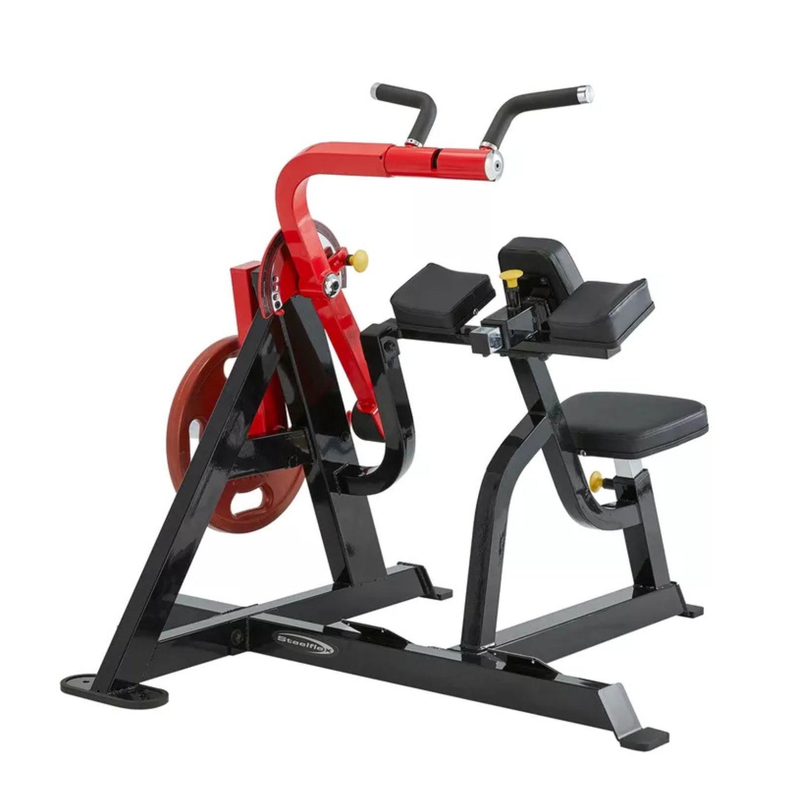 Bizeps-Curl- und Trizeps-Extension-Maschine (Multifunktional) - Gewichtsscheiben - Steelflex PL2600-BR