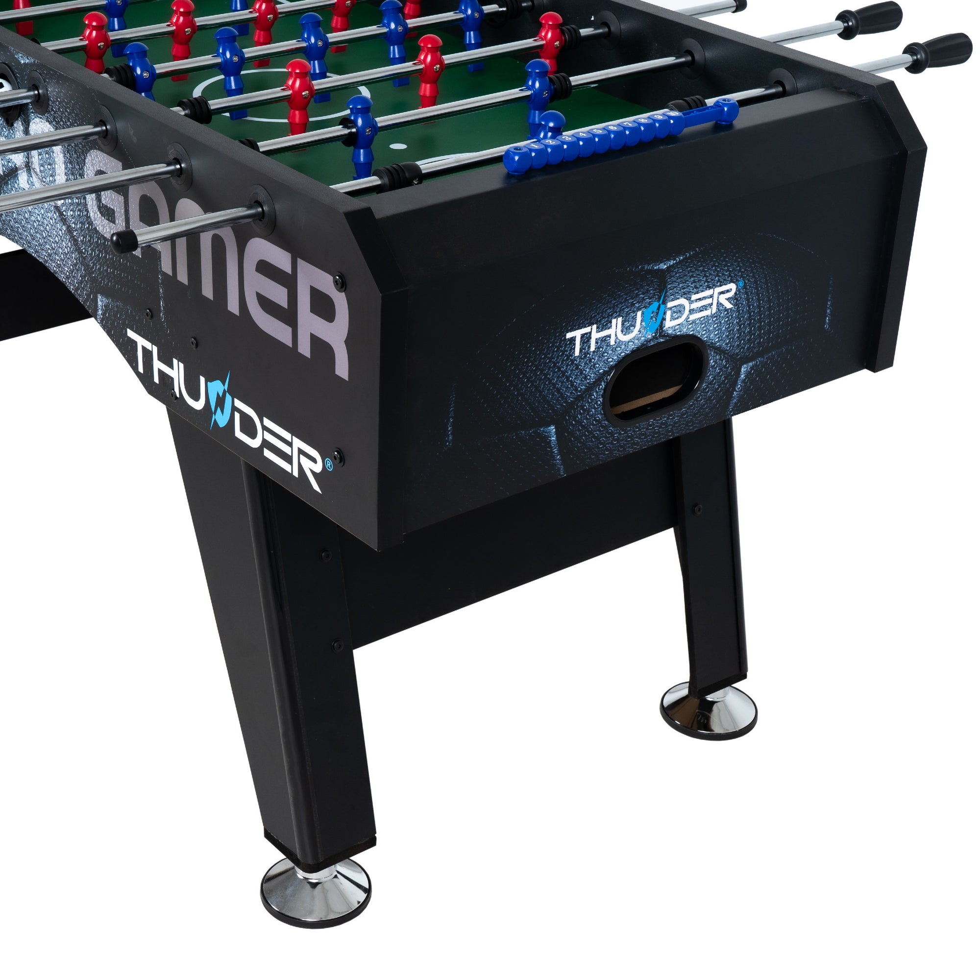 Tischfußballtisch - Thunder Pro Gamer 5FT - 140cm x 74cm x 88cm