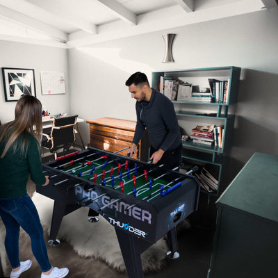 Tischfußballtisch - Thunder Pro Gamer 5FT - 140cm x 74cm x 88cm