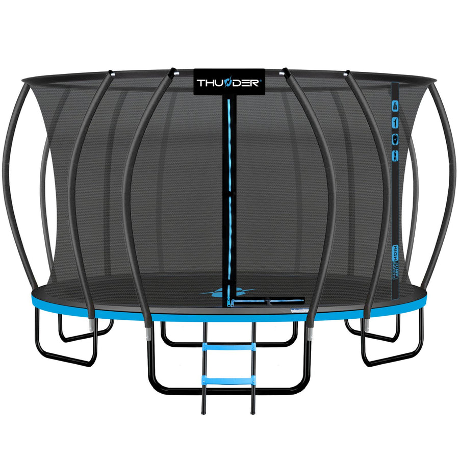 Thunder Superb opbouw trampoline rond (Ø488 cm) met net - 2 kleuren