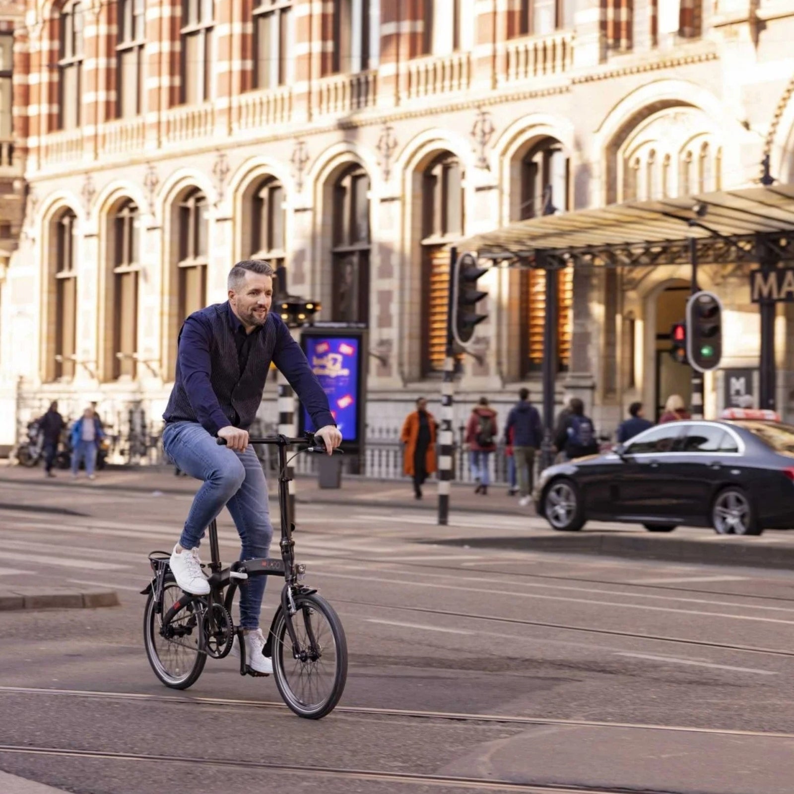 Faltrad - U GO Dare S1 20" - Smoke Black - Single Speed ​​- V-Bremse / Rücktritt