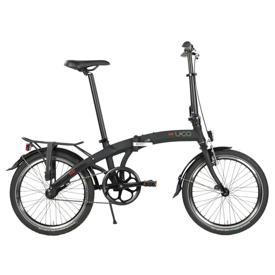 Faltrad - U GO Dare S1 20" - Smoke Black - Single Speed ​​- V-Bremse / Rücktritt