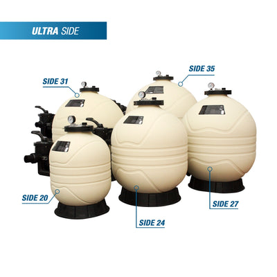 Poolex Ultra Side - Sandfilter für Schwimmbad (Seitenmontage)
