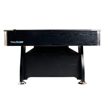 Schwarzer Billardtisch aus Holz - Thunder 8FT - 252 x 140 cm
