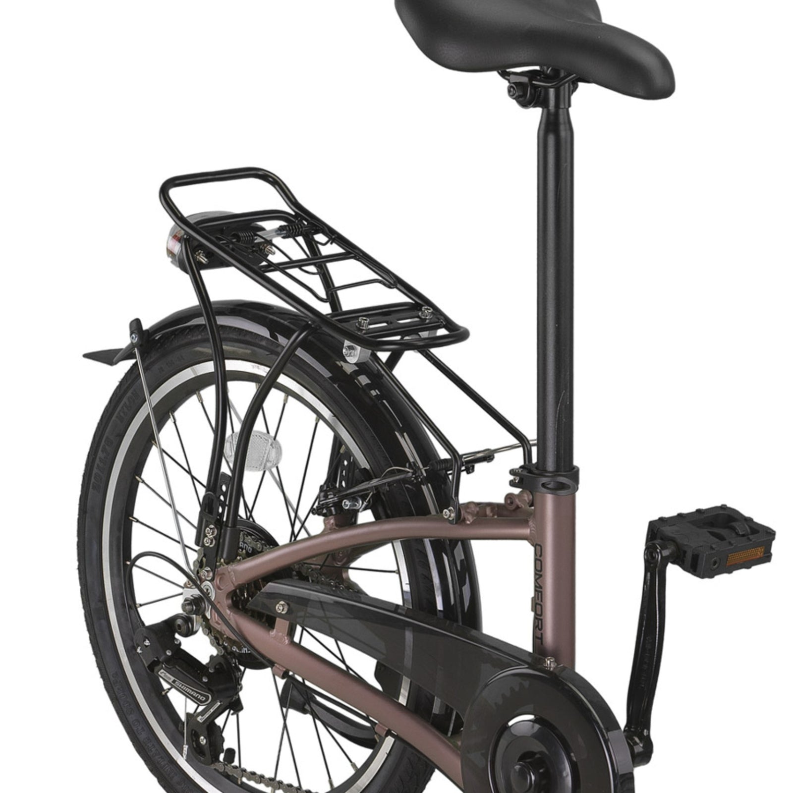 Altec Comfort Faltrad - Unisex 6-Gang V-Bremsen Terrakotta 39 cm 20 Zoll