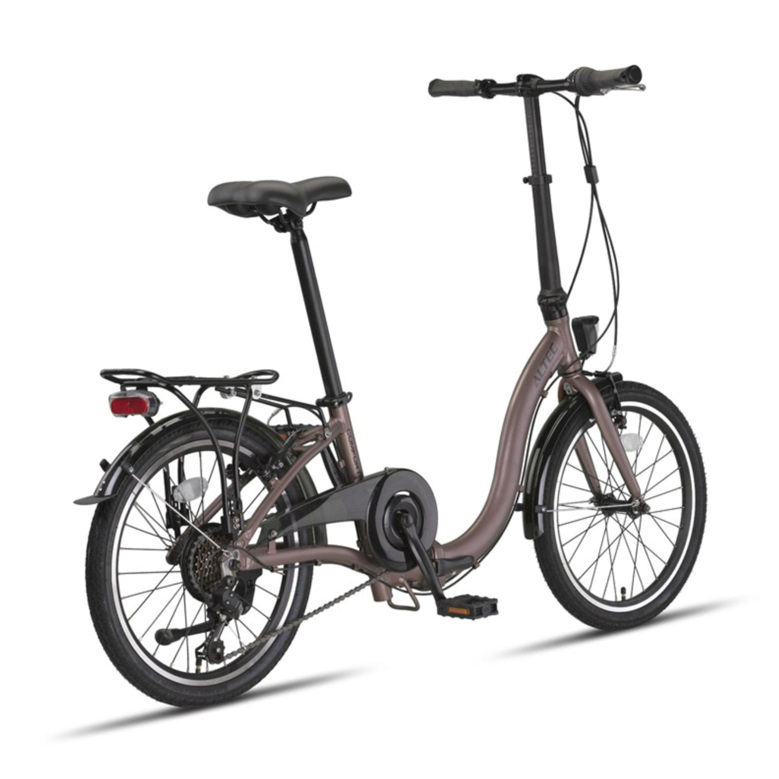 Altec Comfort Faltrad - Unisex 6-Gang V-Bremsen Terrakotta 39 cm 20 Zoll