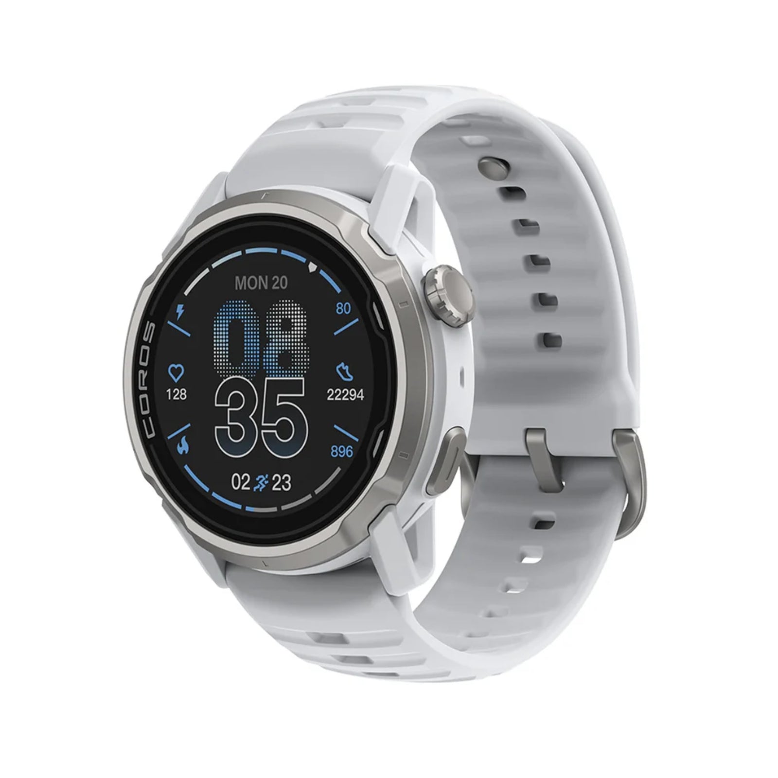 Coros Apex 4 46mm wit - GPS sport & adventure watch / multisporthorloge