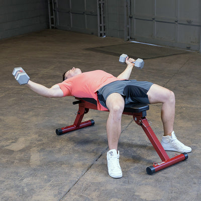 Best Fitness BFFID10 verstellbare Fitnessbank - Schräg / Flach / Negativ