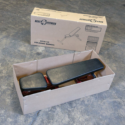 Best Fitness BFFID10 verstellbare Fitnessbank - Schräg / Flach / Negativ