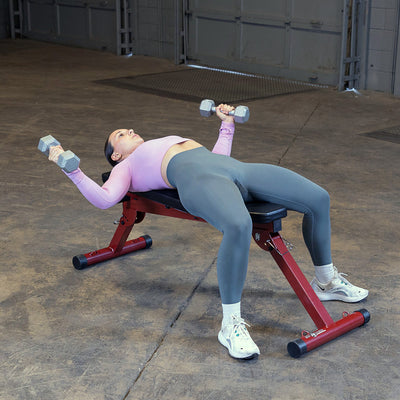 Best Fitness BFFID10 verstellbare Fitnessbank - Schräg / Flach / Negativ