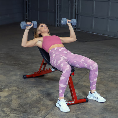 Best Fitness BFFID25 verstellbare Fitnessbank - Schräg / Flach / Negativ