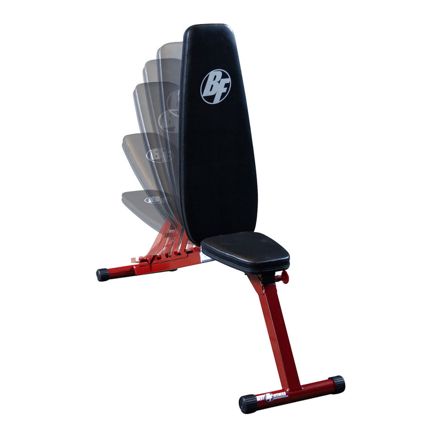 Best Fitness BFFID25 verstellbare Fitnessbank - Schräg / Flach / Negativ
