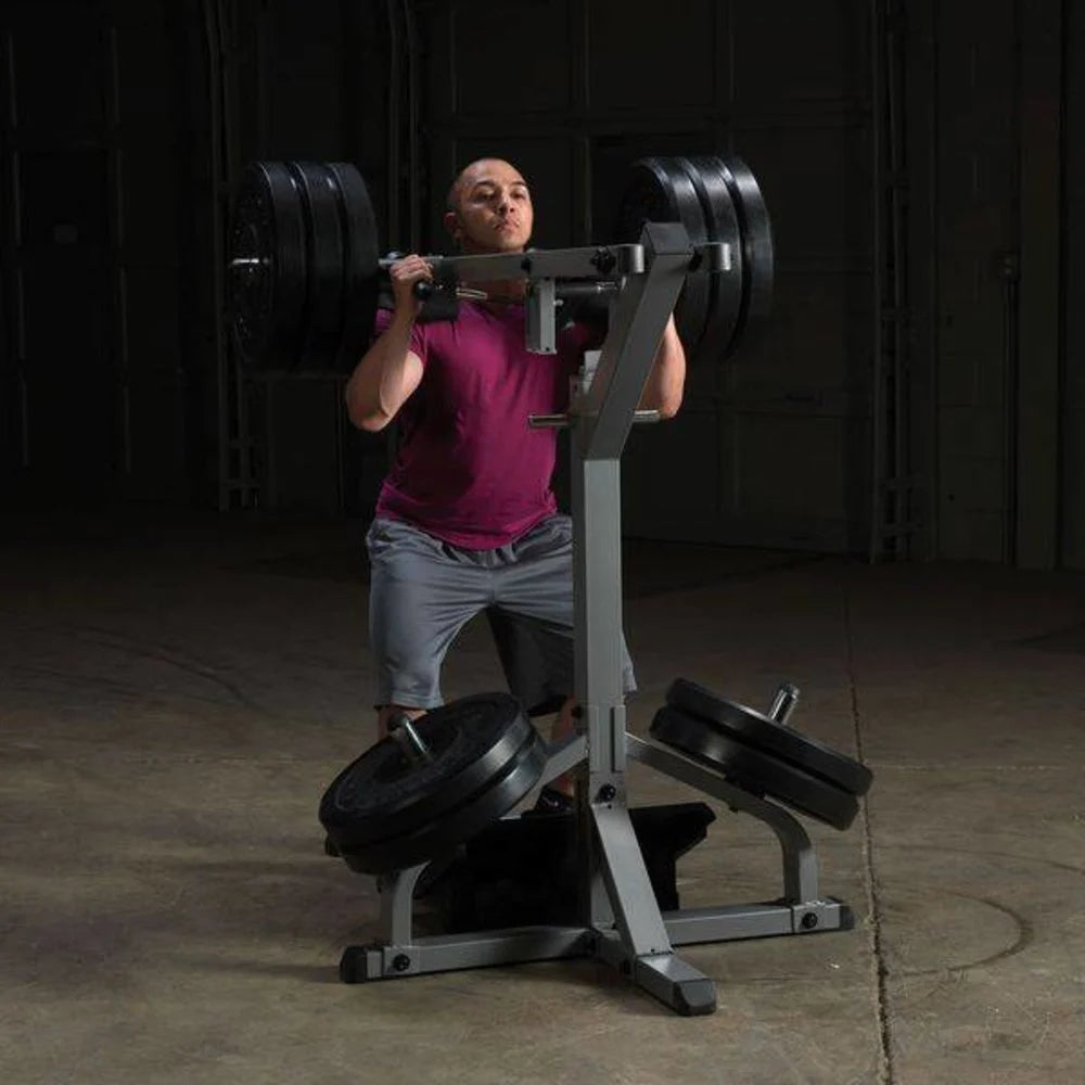 Kniebeugen- und Wadenmaschine - Plate Loaded - Body-Solid GSCL360B schwarz