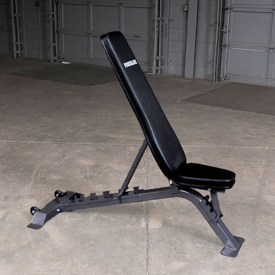 Body-Solid Powerline PFI150 - Verstellbare, klappbare Hantelbank - Schräg / Flach