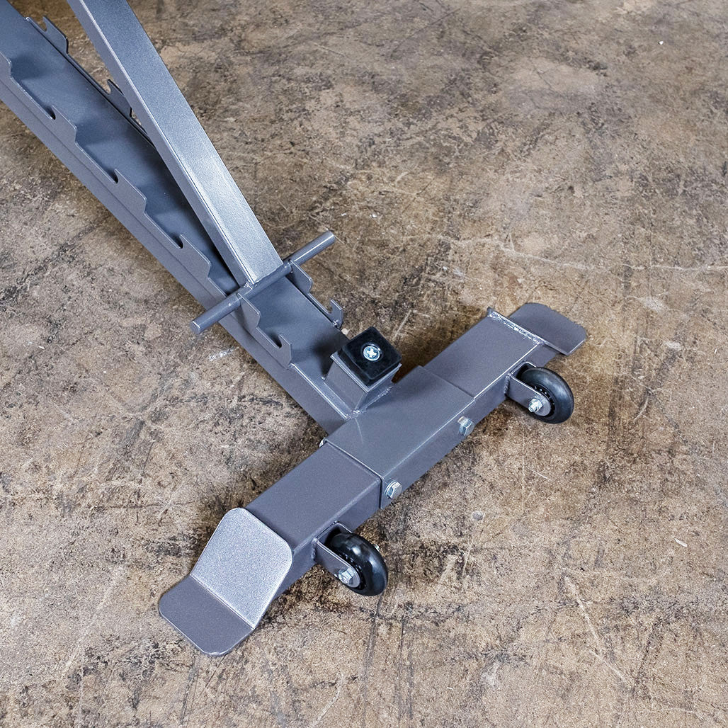 Body-Solid Powerline PFI150 - Verstellbare, klappbare Hantelbank - Schräg / Flach