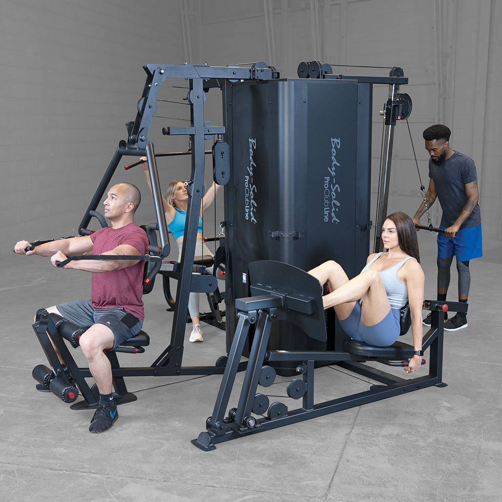 Body-Solid Pro Clubline S1000 – Vier-Stack-Multi-Gym – Gewichte einlegen – Kostenlose Montage