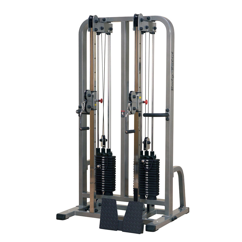 Body-Solid Pro Clubline SDC2000G Doppelkabelsäule - Einsteckgewichte