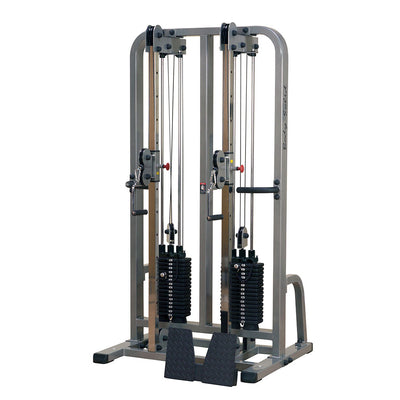 Body-Solid Pro Clubline SDC2000G Doppelkabelsäule - Einsteckgewichte